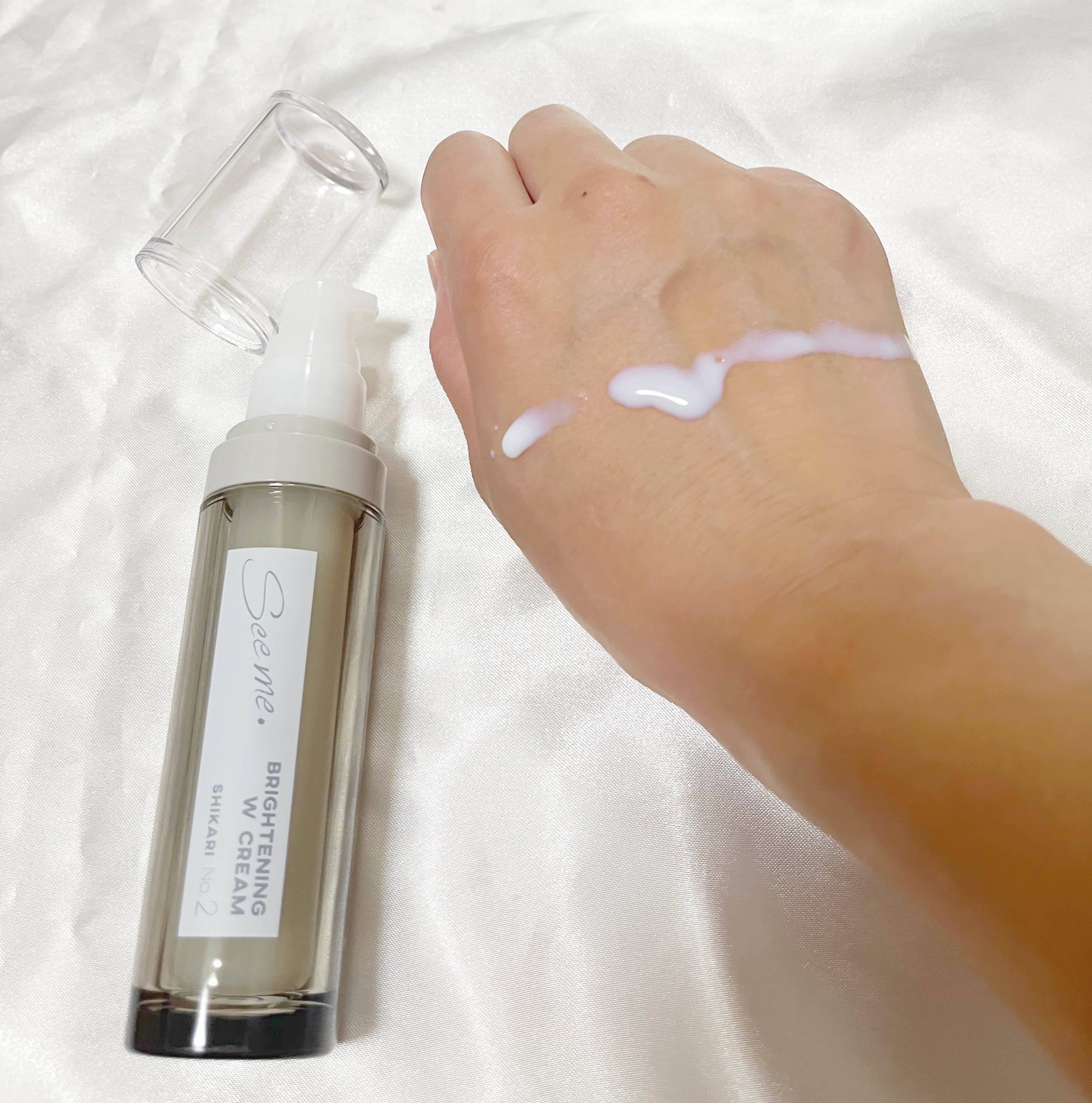 SHIKARI BRIGHTENING W CREAM 本体25g/SHIKARI/フェイスクリームを使ったクチコミ（3枚目）