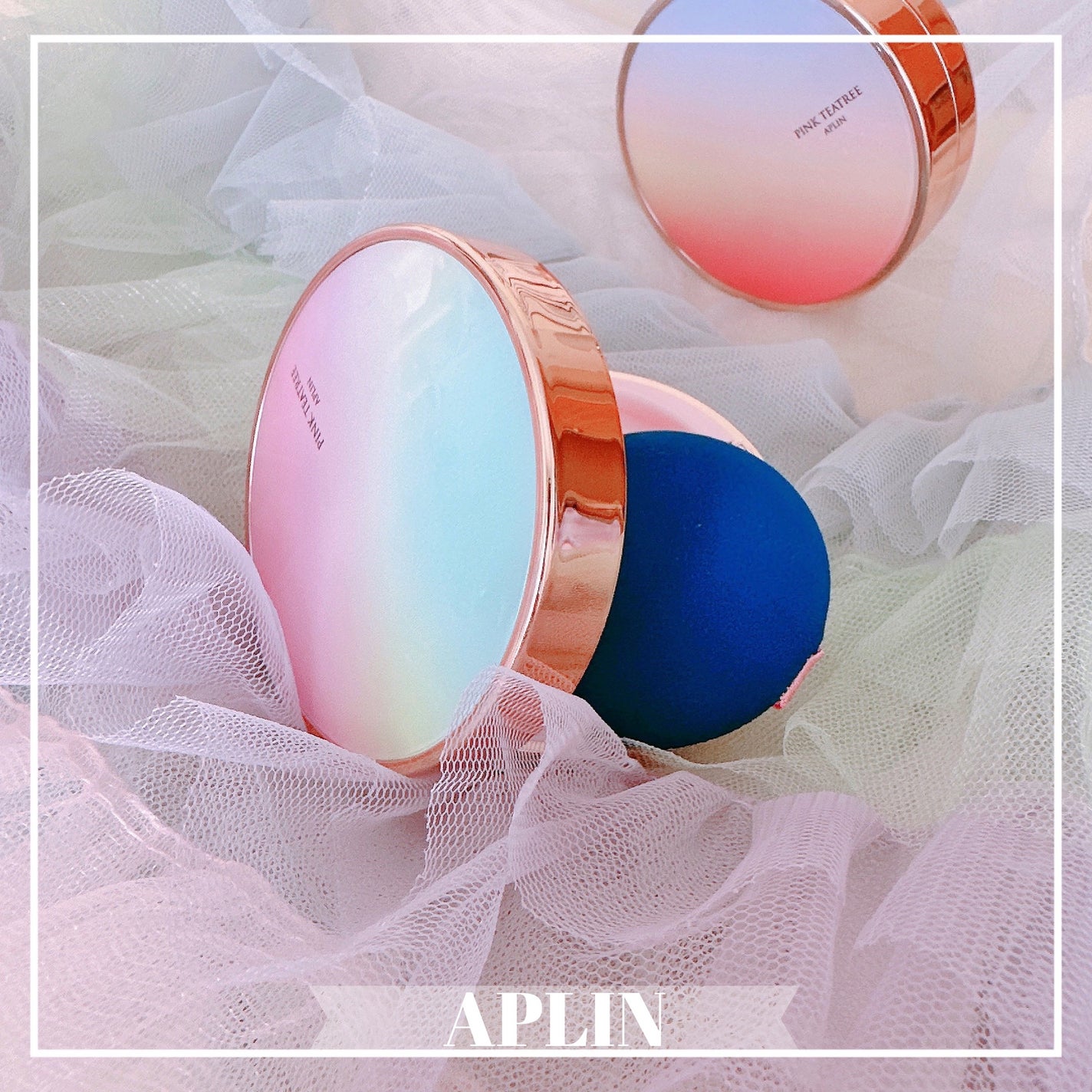 ピンクティーツリーカバークッション/APLIN/クッションファンデーションを使ったクチコミ(1枚目)