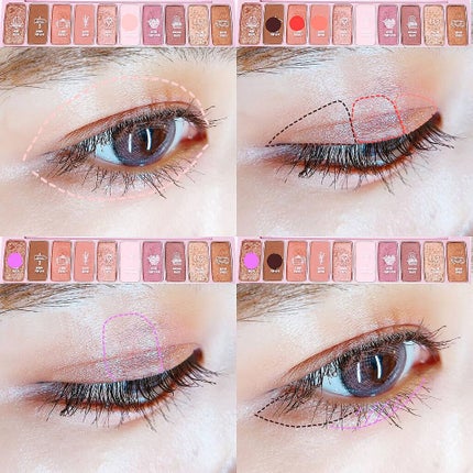 プレイカラー アイシャドウ/ETUDE/アイシャドウパレットを使ったクチコミ(3枚目)