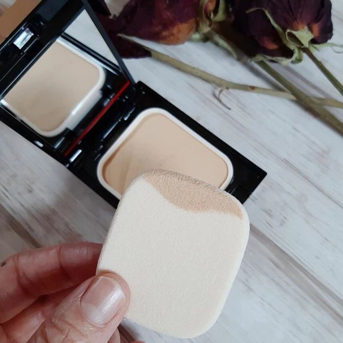 ドラマティックパウダリー EX/マキアージュ/パウダーファンデーションを使ったクチコミ（2枚目）