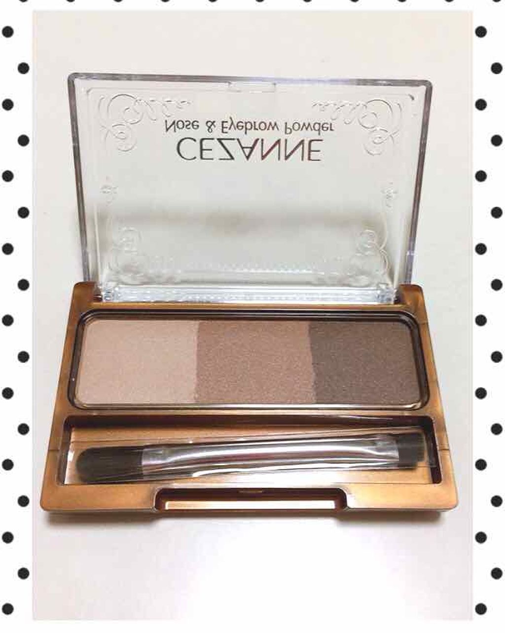 ノーズ&アイブロウパウダー/CEZANNE/パウダーアイブロウを使ったクチコミ(2枚目)