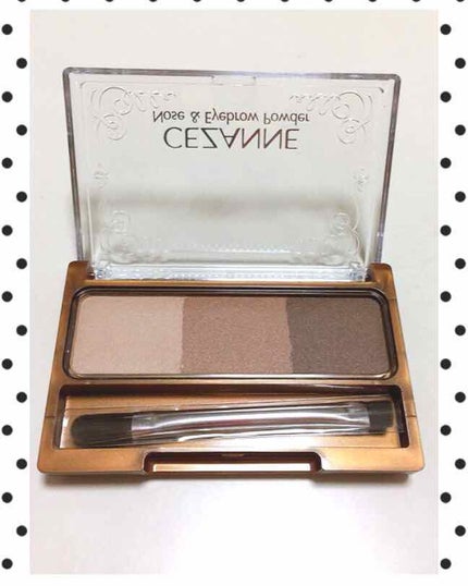 ノーズ&アイブロウパウダー/CEZANNE/パウダーアイブロウを使ったクチコミ(2枚目)