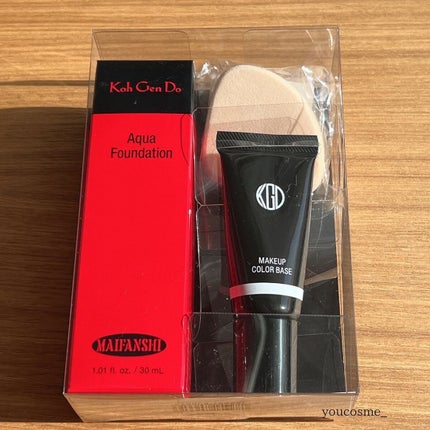 マイファンスィー アクアファンデーション/Koh Gen Do/リキッドファンデーションを使ったクチコミ(7枚目)