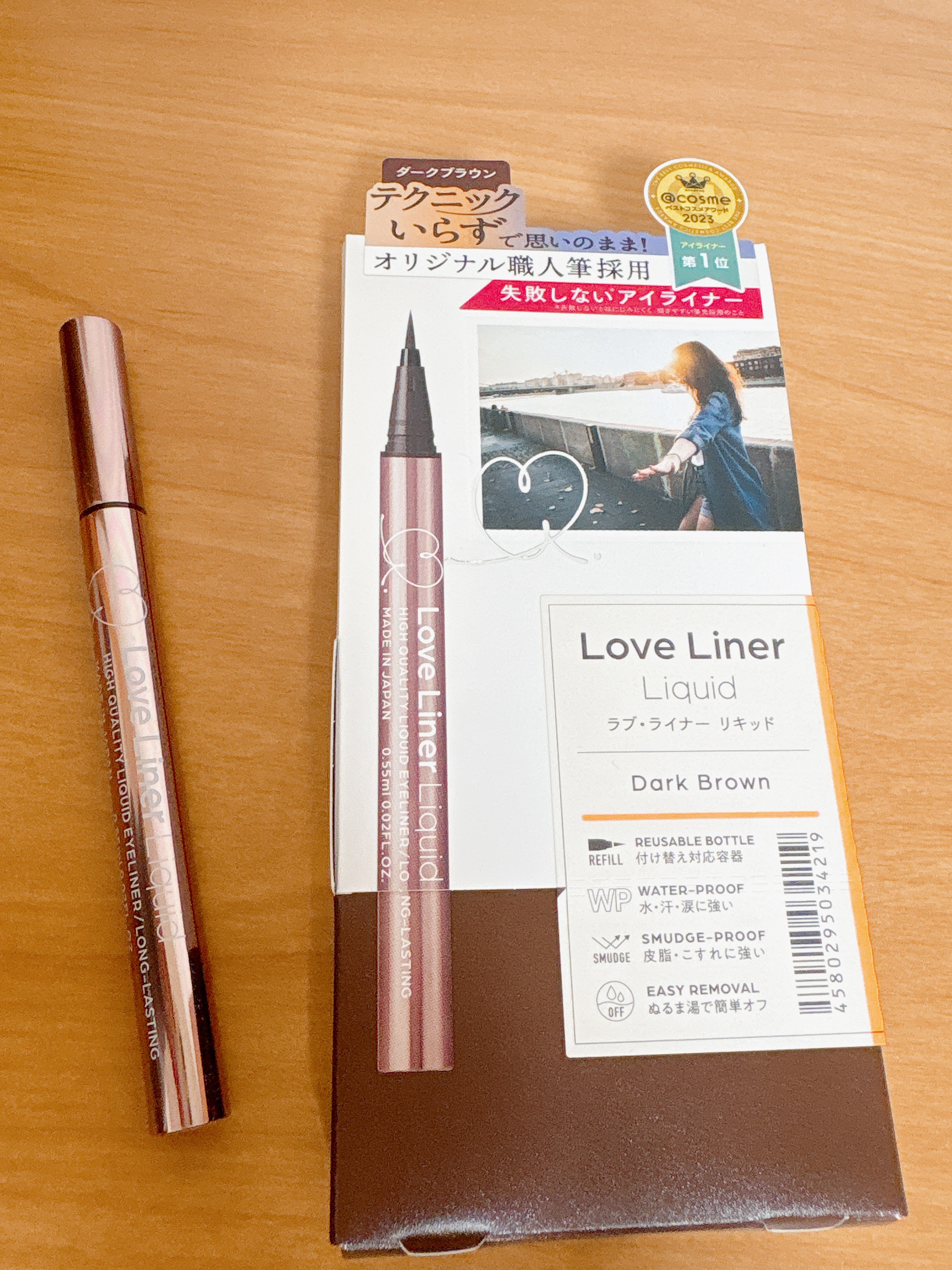 リキッドアイライナーR4/ラブ・ライナー/リキッドアイライナーを使ったクチコミ（1枚目）