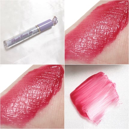 グリスニングウォータリングティント/FlowerKnows/リップティントを使ったクチコミ(2枚目)