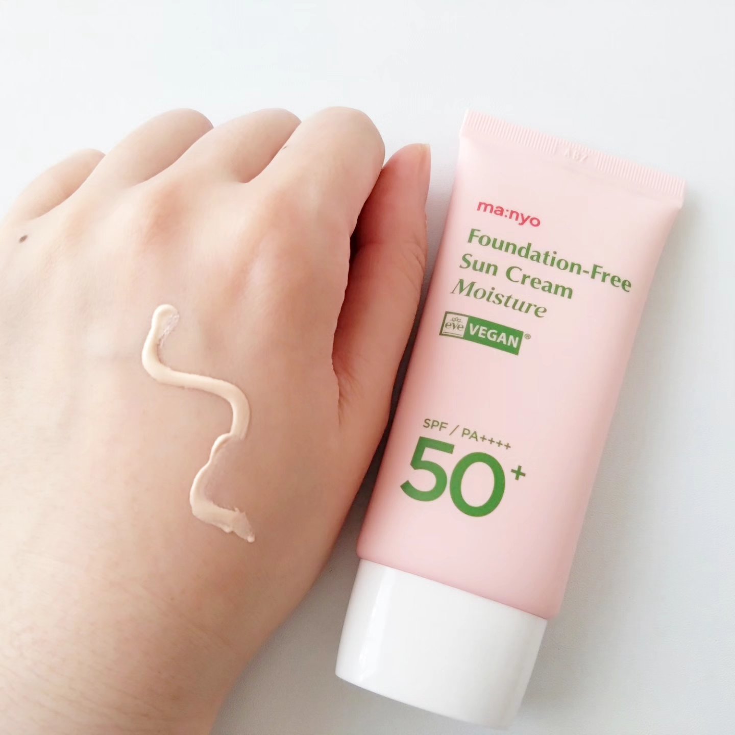 ファンデフリー サンクリーム モイスチャー/manyo/日焼け止めクリームを使ったクチコミ（2枚目）