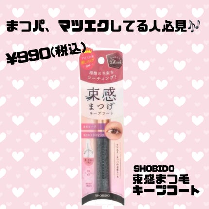 束感まつげキープコート/SHOBIDO/マスカラトップコートを使ったクチコミ(1枚目)