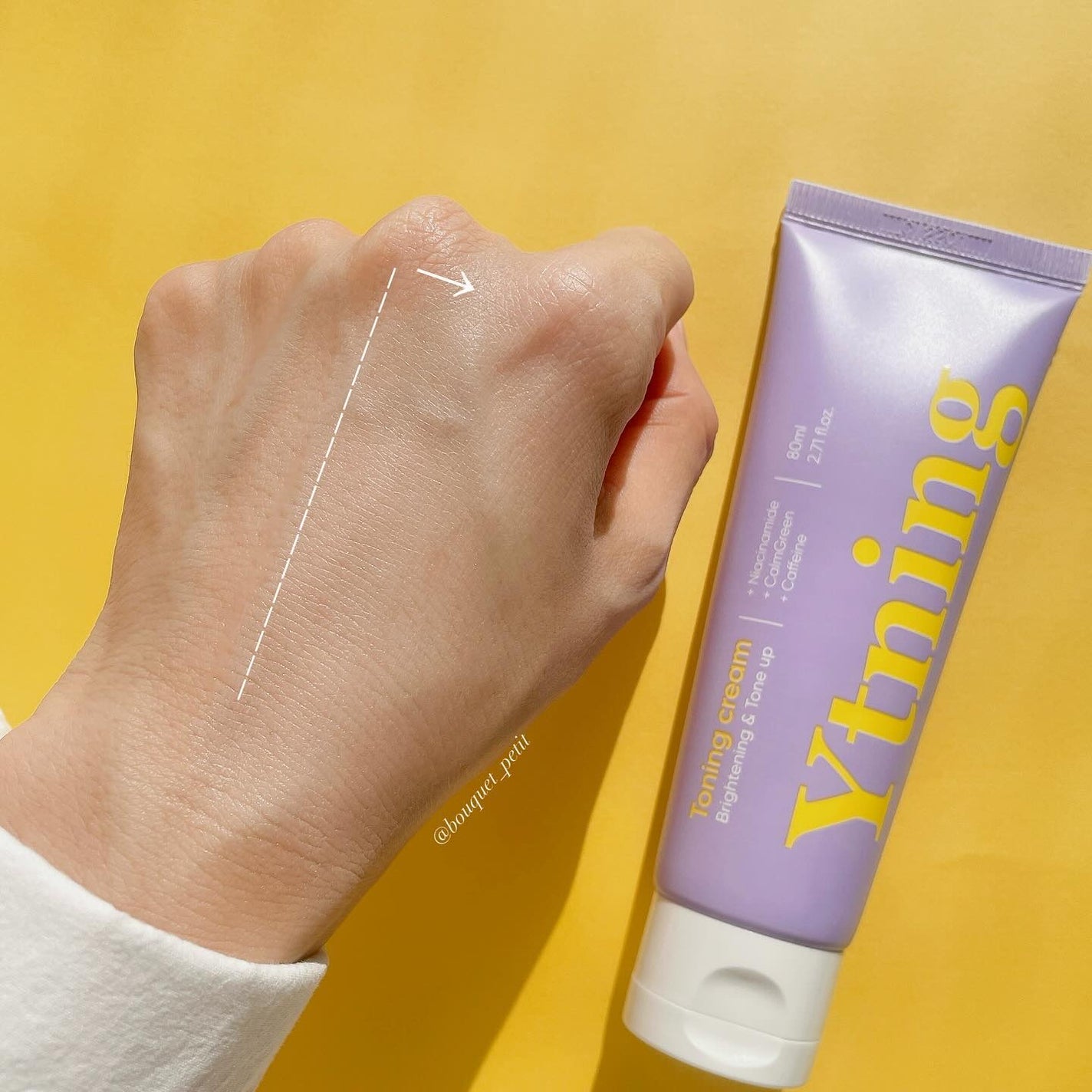 ワイトニング 美白ボディークリーム/Ytning/ボディクリームを使ったクチコミ(4枚目)