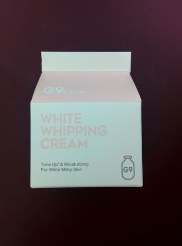 WHITE WHIPPING CREAM(ウユクリーム)/G9SKIN/化粧下地を使ったクチコミ（1枚目）