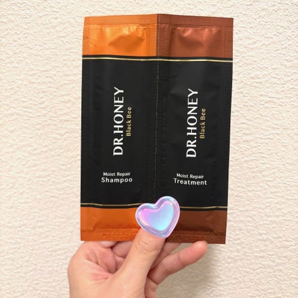 DRハニー ブラックビー モイスト リペア シャンプー/ヘアトリートメント/DR.HONEY/市販シャンプーを使ったクチコミ(1枚目)