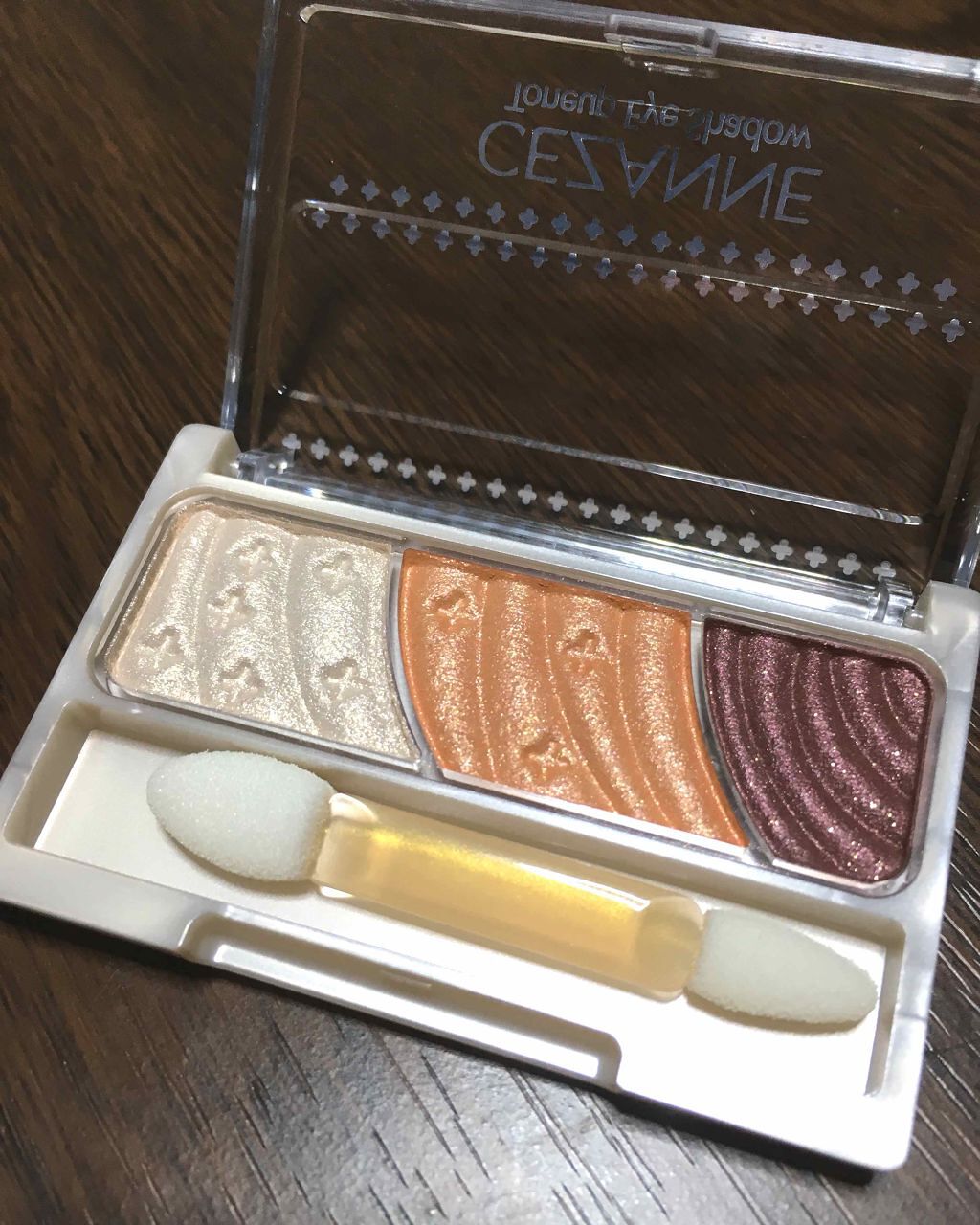 トーンアップアイシャドウ/CEZANNE/アイシャドウパレットを使ったクチコミ(1枚目)