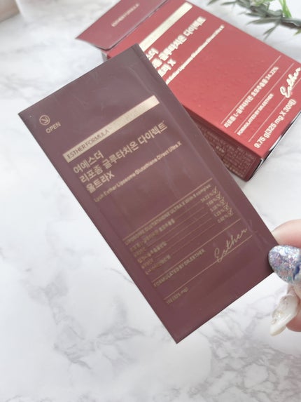 ヨエスターGLTダイレクトウルトラX/ESTHER FORMULA/美容サプリメントを使ったクチコミ(2枚目)