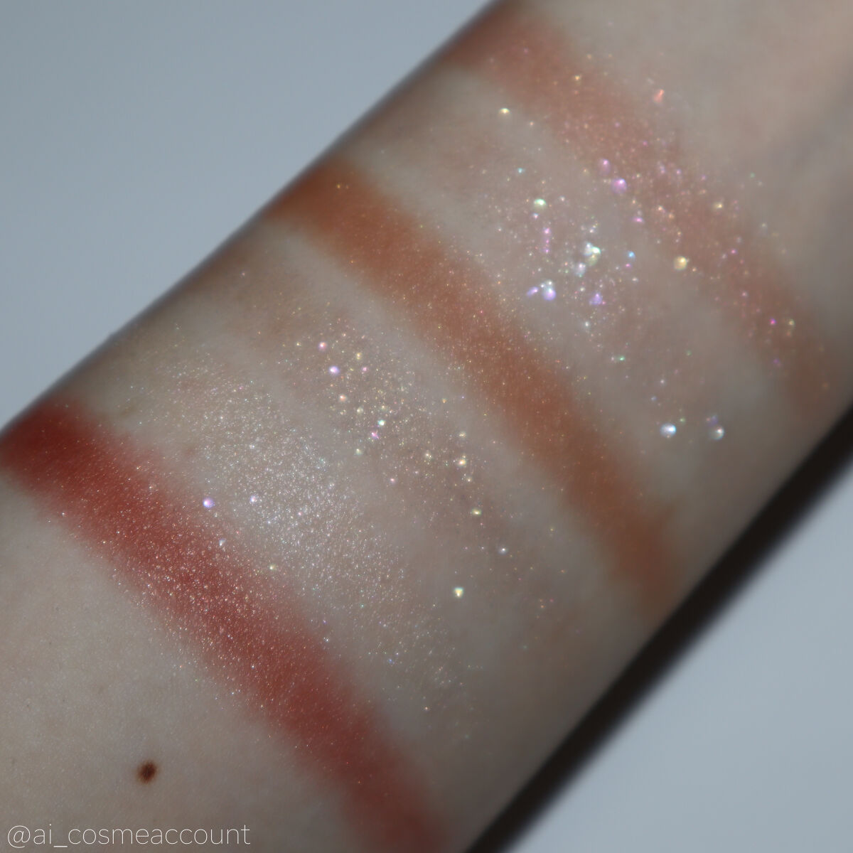 オーラクリエイション #myfavbrown 006 アーモンド＆ゴールドブラウン/BLEND BERRY/アイシャドウパレットを使ったクチコミ（3枚目）