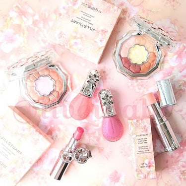 ジルスチュアート ブルームドロップ リップ＆チーク シフォン 102 twinkle dream(限定色)/JILL STUART/ジェル・クリームチークを使ったクチコミ（1枚目）