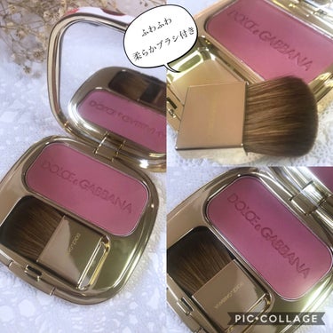 ブラッシュオブローズ ルミナスチークカラー 300/DOLCE&GABBANA BEAUTY/パウダーチークを使ったクチコミ（3枚目）