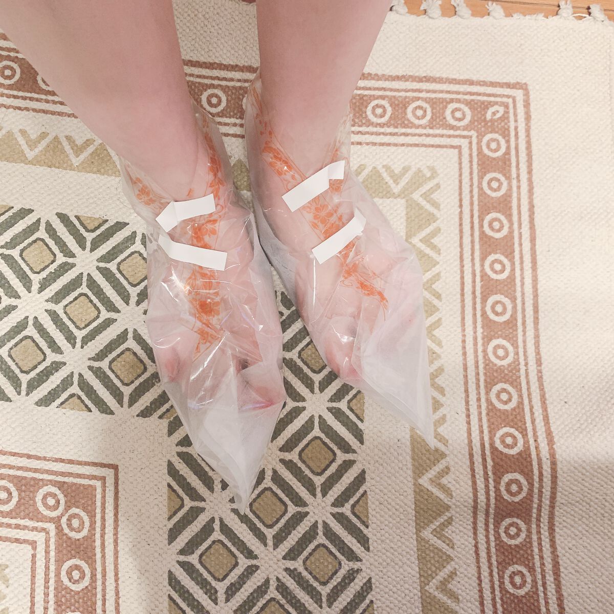 足裏角質パック グレープフルーツの香り/EVERYYOU/レッグ・フットケアを使ったクチコミ（3枚目）