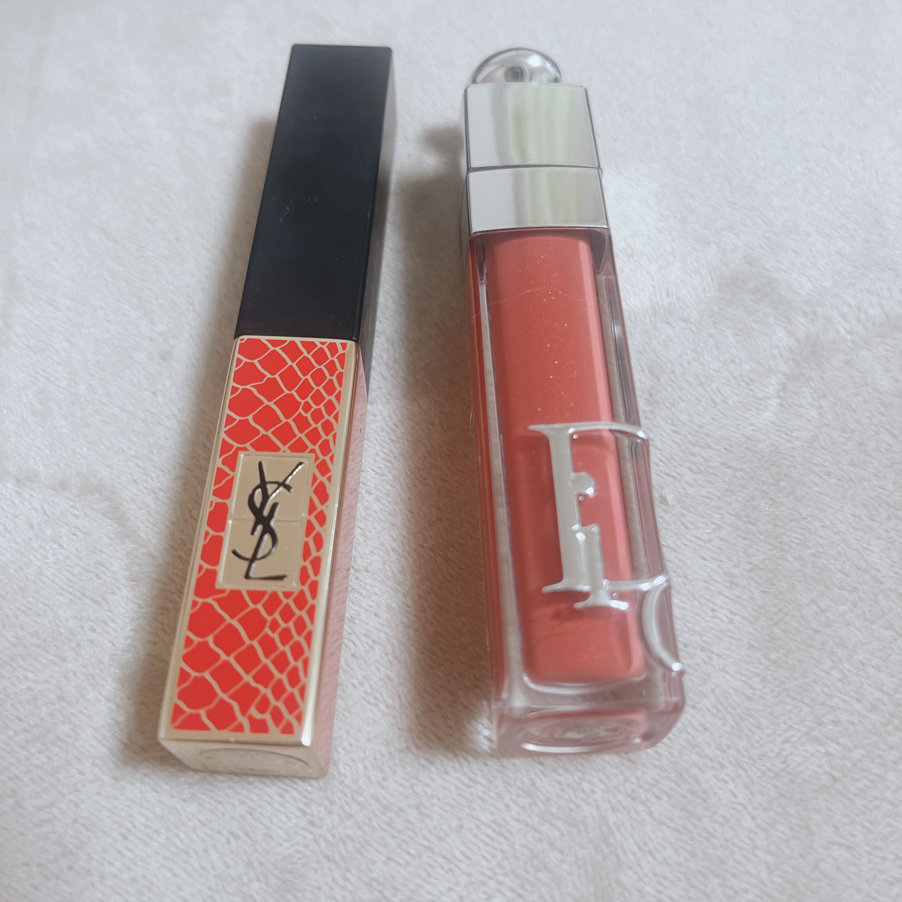 ルージュ ピュールクチュール ザ スリム ベルベットラディカル No.21 ルージュ パラドクス/YVES SAINT LAURENT BEAUTE/口紅を使ったクチコミ（2枚目）
