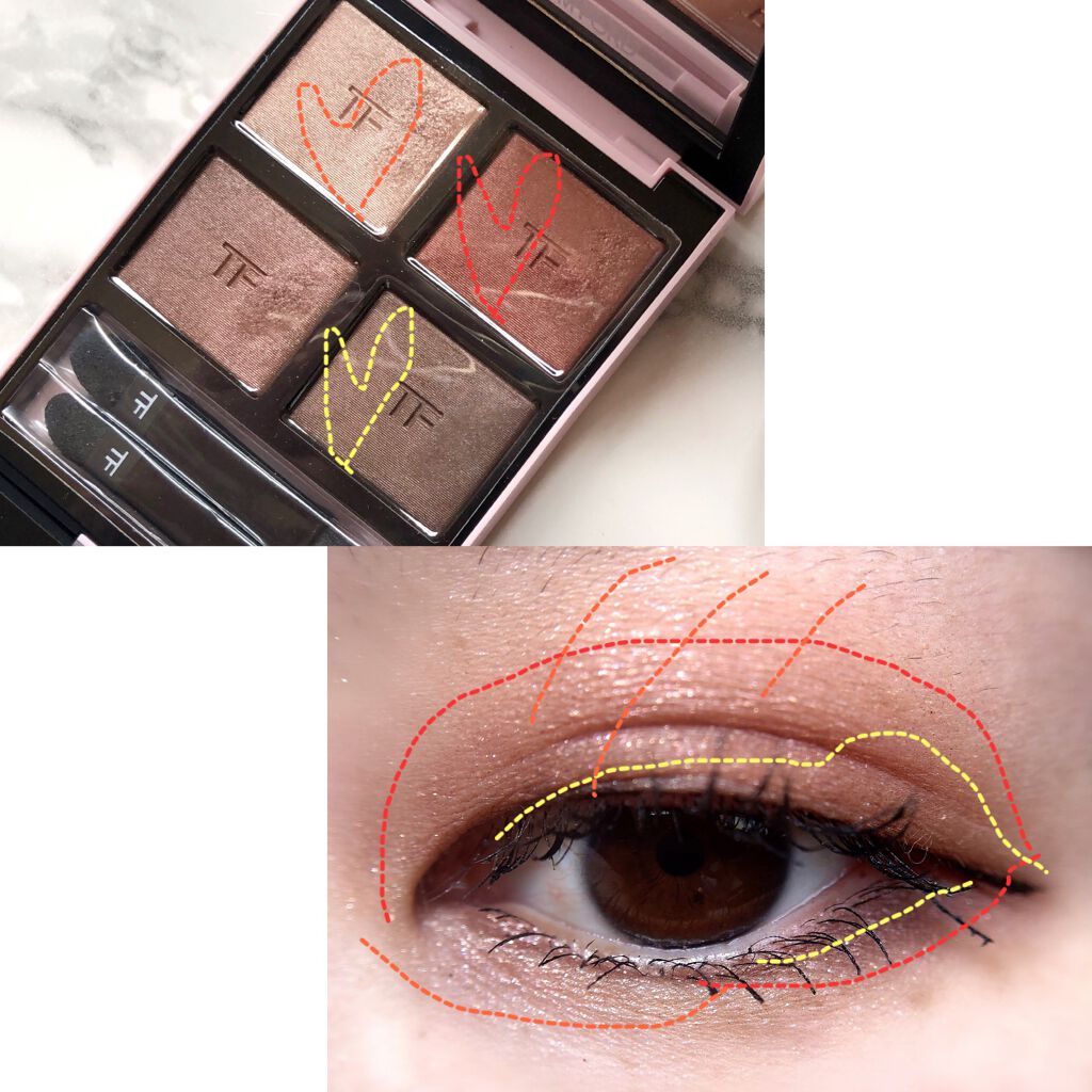 アイ カラー クォード/TOM FORD BEAUTY/アイシャドウパレットを使ったクチコミ（2枚目）
