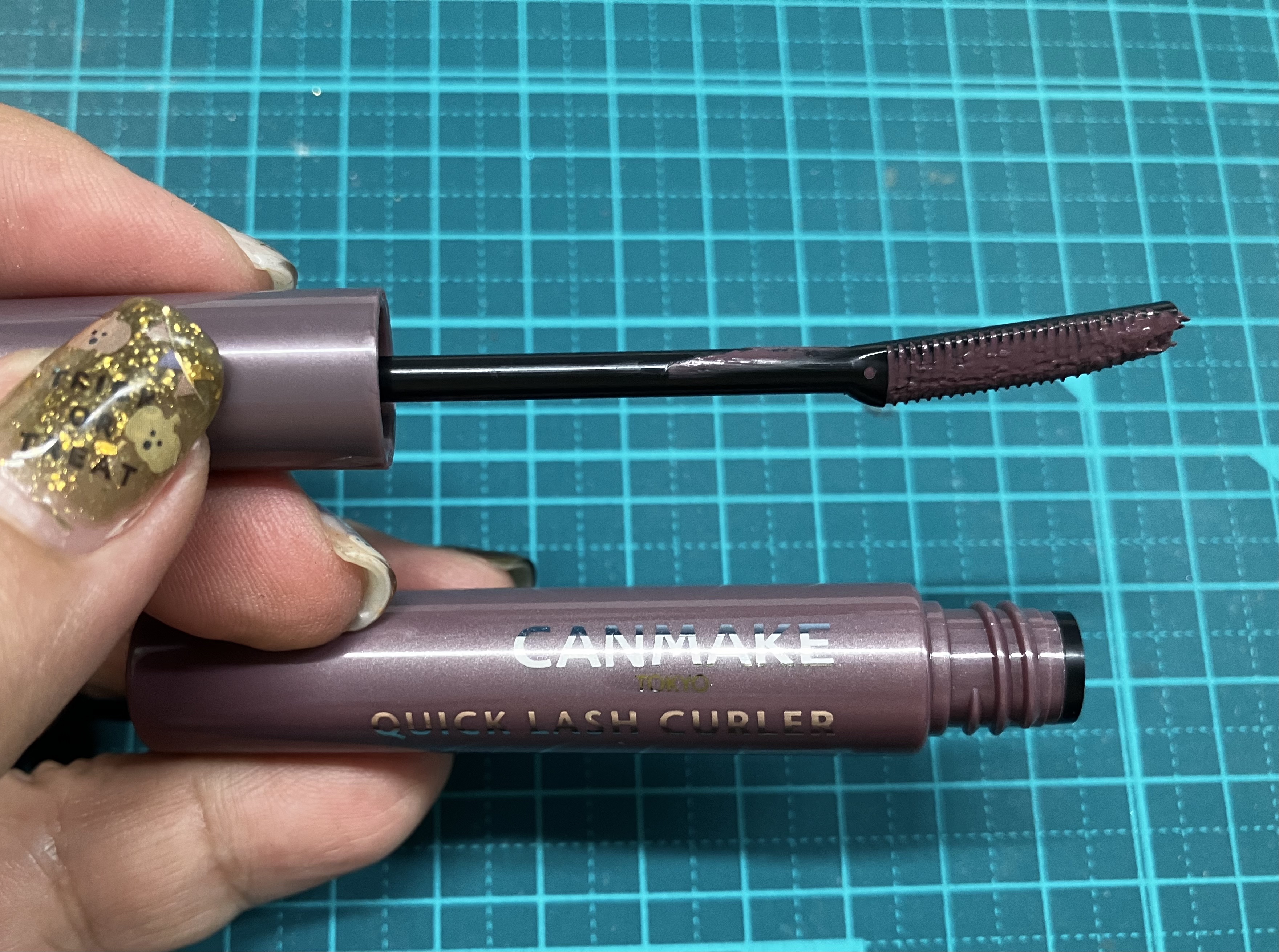 クイックラッシュカーラー LM リラモーヴ/キャンメイク/マスカラ下地を使ったクチコミ（3枚目）