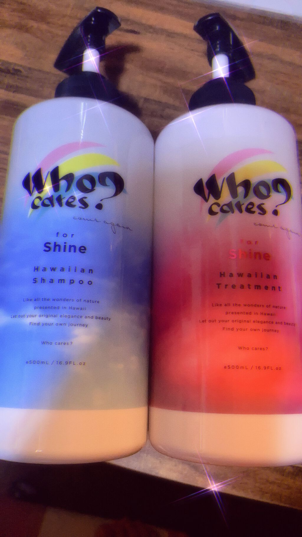 ハワイアンシャンプー&トリートメント <シャイン>/who cares?/市販シャンプーを使ったクチコミ(1枚目)