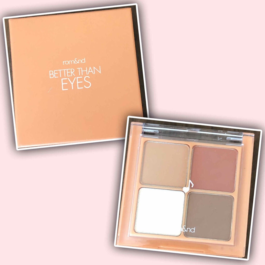 ベターザンアイズ ミュージックシリーズ/rom&nd/アイシャドウパレットを使ったクチコミ(1枚目)