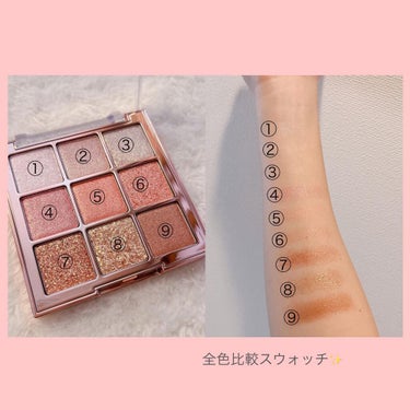 ☺︎︎NIKO☺︎︎【フォロバ100%】 on LIPS 「ラメ感が可愛いアイシャドウパレットのご紹介です🎨💕【アプリンワ..」（3枚目）