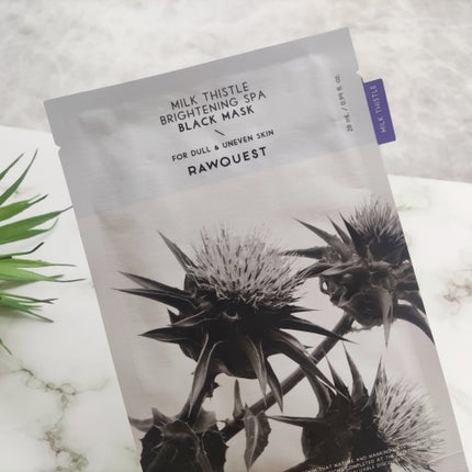 ミルクシスルブライトニングスパブラックマスク/RAWQUEST/シートマスク・パックを使ったクチコミ(3枚目)