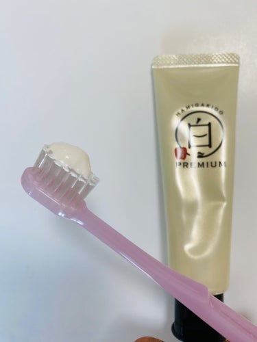 歯磨き堂 薬用ホワイトニングペースト プレミアム/歯磨き堂/歯磨き粉を使ったクチコミ（1枚目）