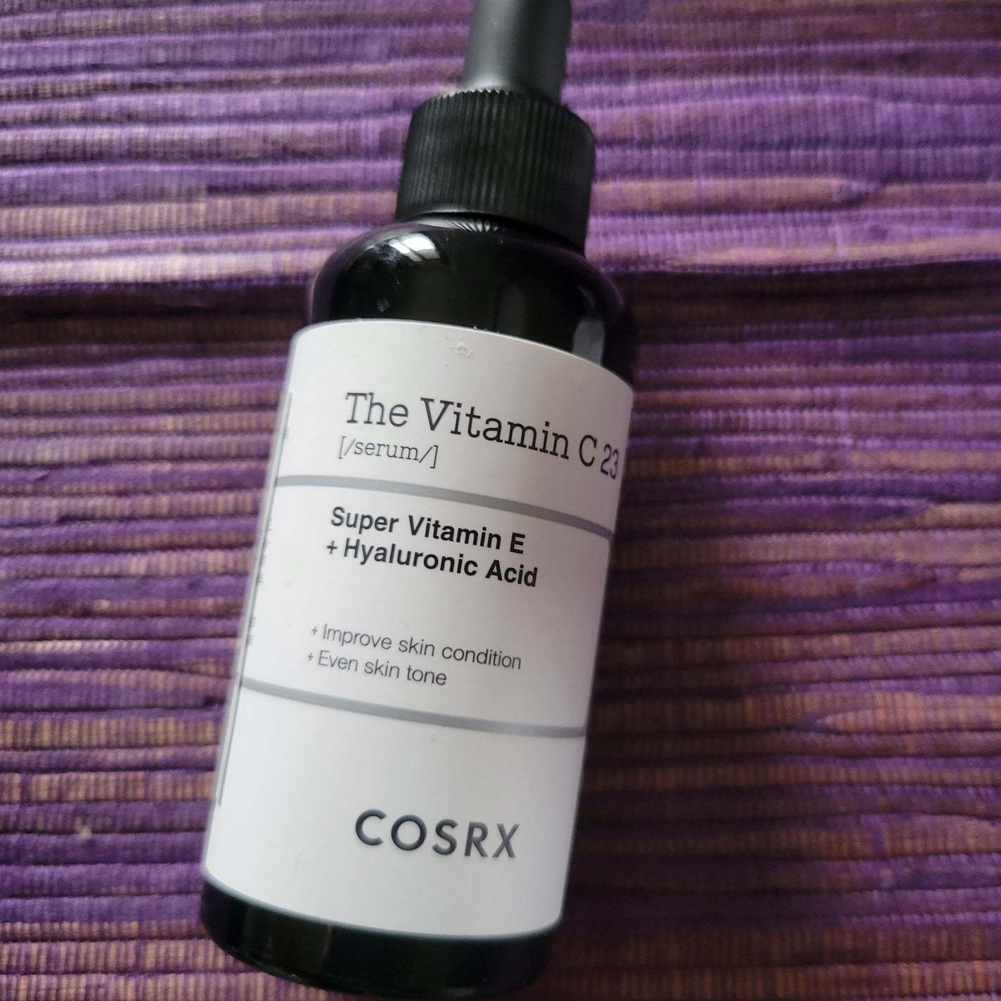 RXã¶ã»ãã¿ãã³C23ã»ã©ã /COSRX/çŸå®¹æ¶²ã䜿ã£ãã¯ãã³ãïŒ1æç®ïŒ