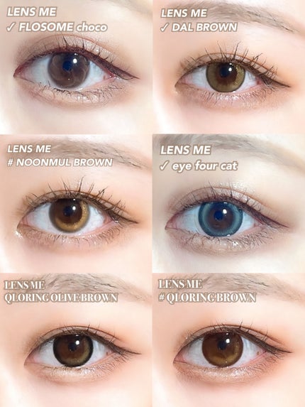 LENS ME FLOSOME choco/カラコンぴあ/カラーコンタクトレンズを使ったクチコミ(2枚目)