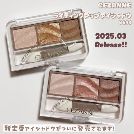 ライティングアップアイシャドウ/CEZANNE/アイシャドウを使ったクチコミ(2枚目)