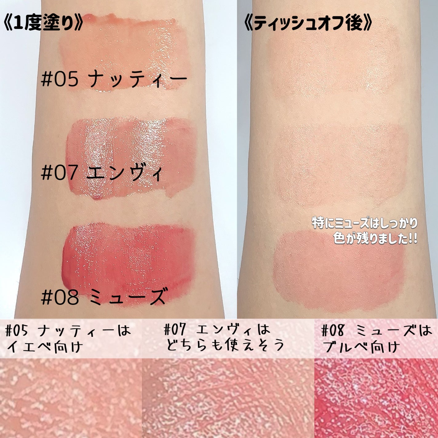 デューグローイーティント/2aN/リップティントを使ったクチコミ(3枚目)