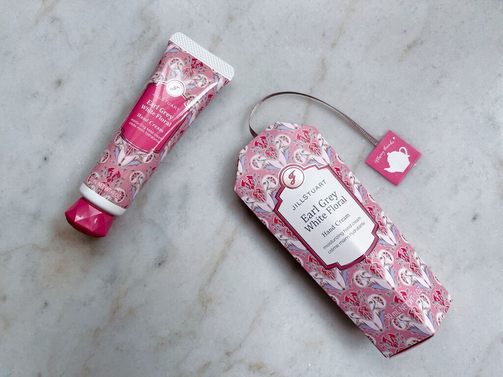 ハンドクリーム アールグレイ ホワイトフローラル/JILL STUART/ハンドクリームを使ったクチコミ(2枚目)