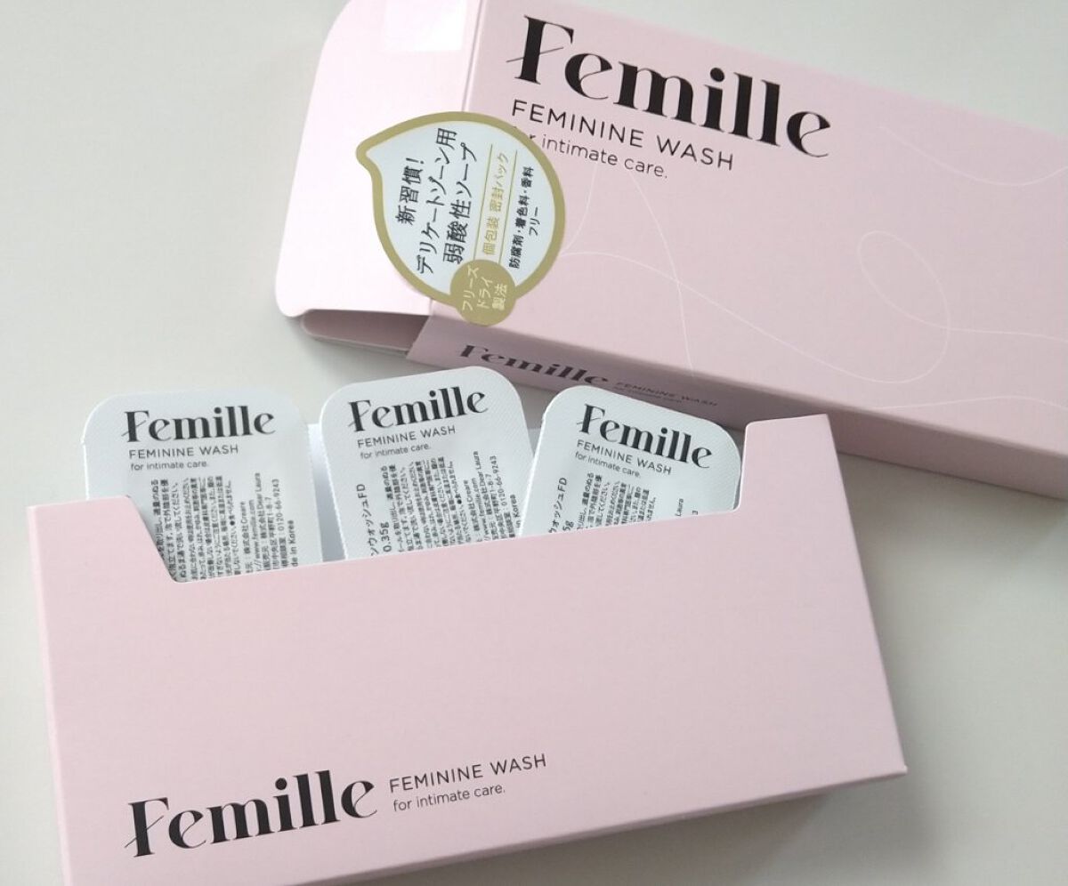 フェミニンウォッシュFD 8 packs/Femille/デリケートゾーンケアを使ったクチコミ（1枚目）