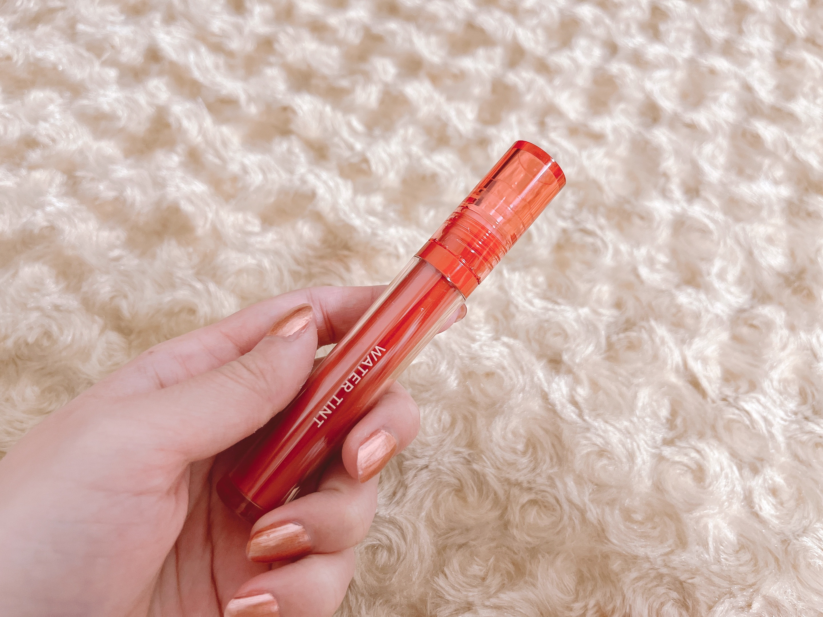 アピュー ジューシーパン ウォーターティント RD01　 ストロベリー/A’pieu/リップティントを使ったクチコミ（2枚目）