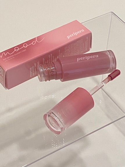 インク ムード グロイ ティント 10 CAPTIVATING PINK/PERIPERA/リップティントを使ったクチコミ(3枚目)