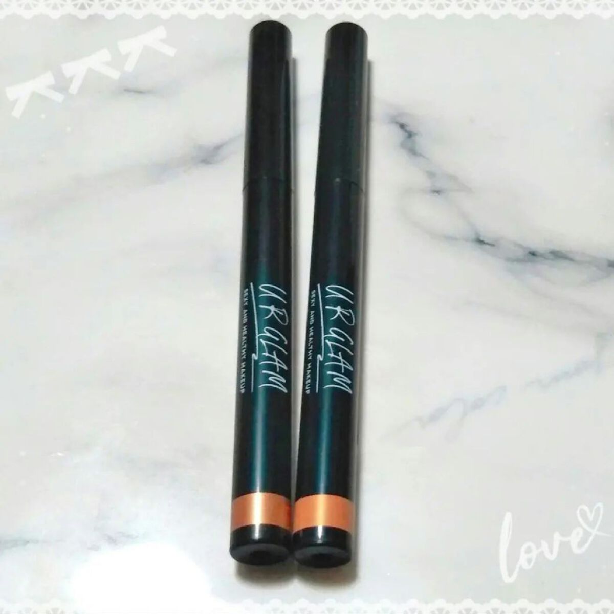 SLIM EYESHADOW STICK/U R GLAM/スティックアイシャドウを使ったクチコミ（1枚目）