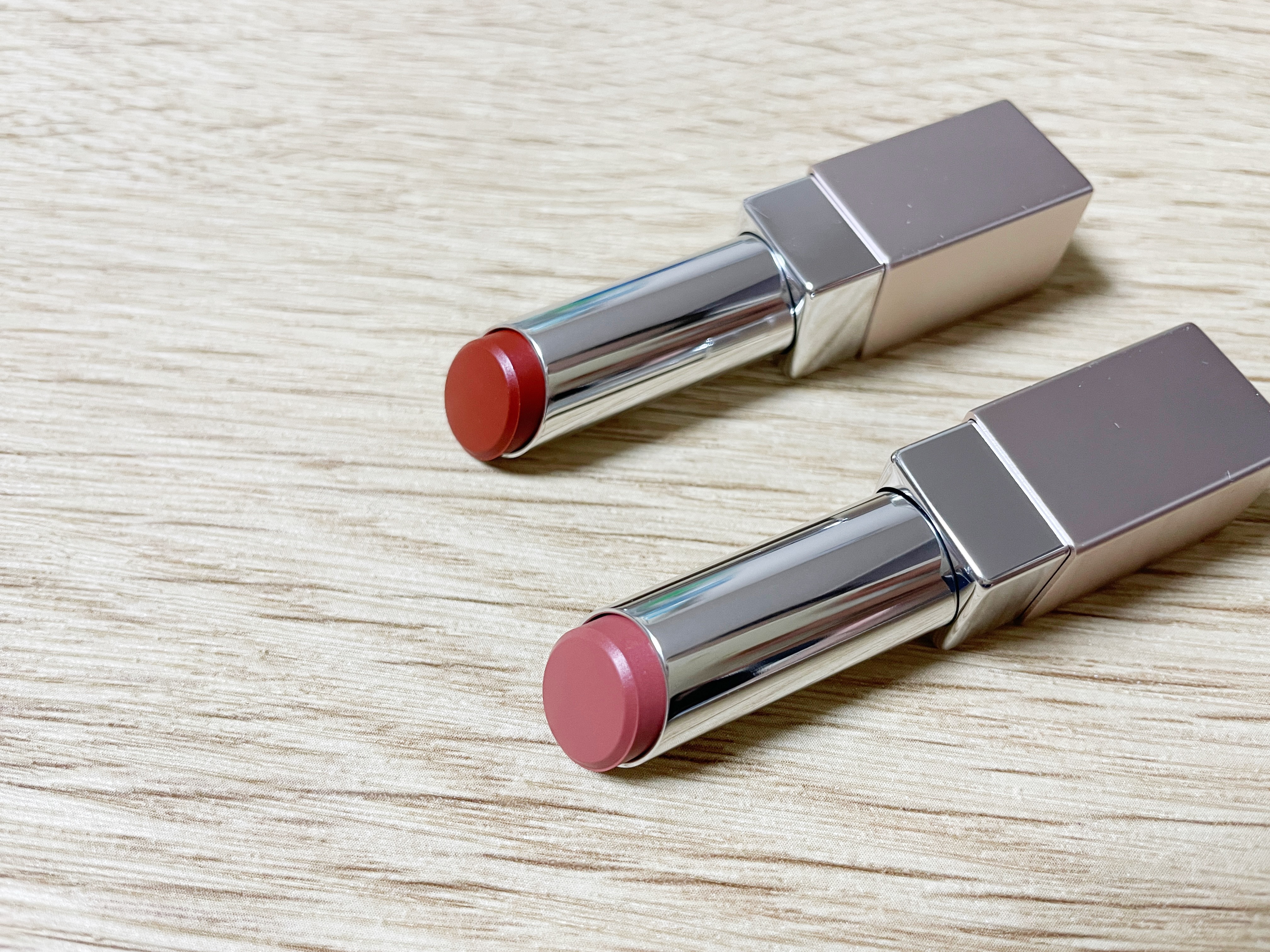 ナチュラルカラーリップ　/rafuna/口紅を使ったクチコミ（2枚目）