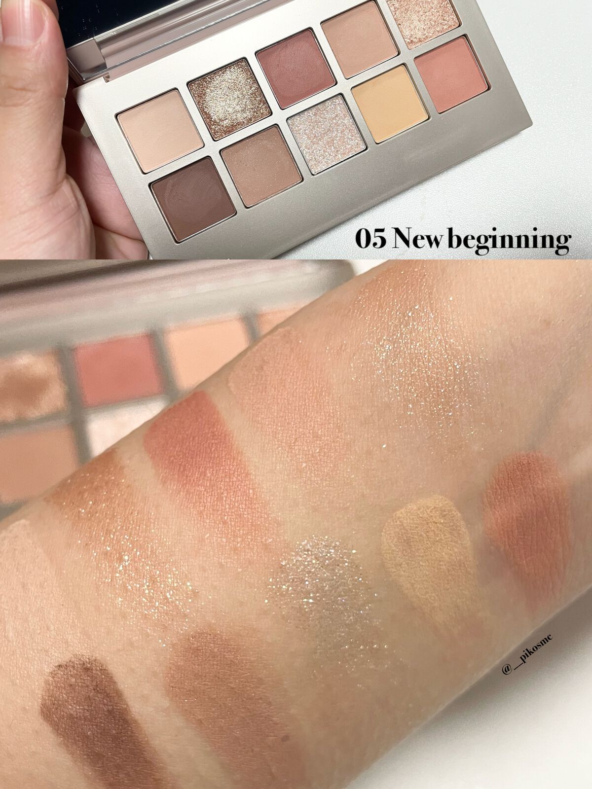 ニューデップスアイシャドウパレット/hince/アイシャドウパレットを使ったクチコミ(4枚目)