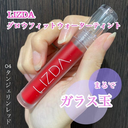 グロウフィットウォーターティント/LIZDA/リップティントを使ったクチコミ(1枚目)