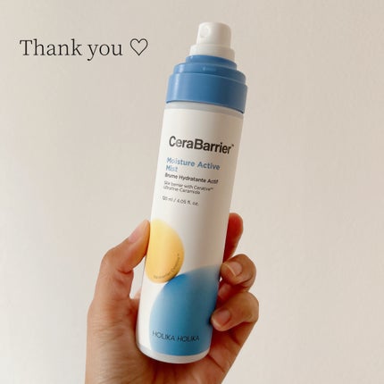セラバリア モイスチャーアクティブ ミスト/HOLIKA HOLIKA/ミスト状化粧水を使ったクチコミ(1枚目)