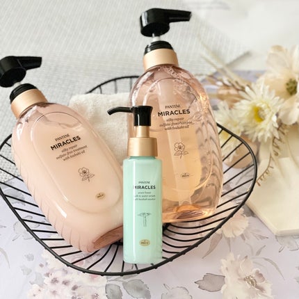 ミラクルズ うるおいブーストミルクウォーターセラム/パンテーン/アウトバストリートメントを使ったクチコミ(5枚目)