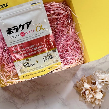 ボラケア バランス with セラミド ヒハツα/天藤製薬/健康サプリメントを使ったクチコミ(1枚目)