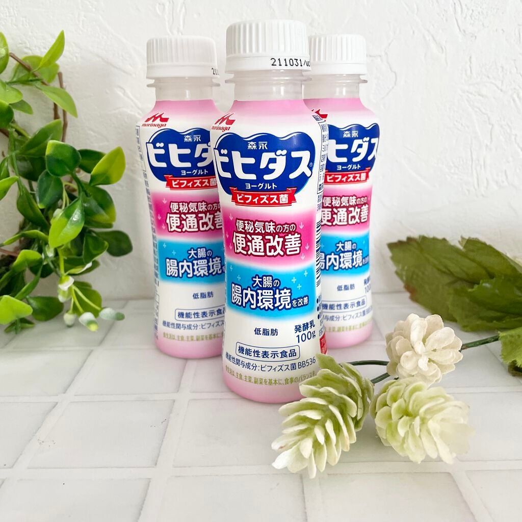 ビヒダスヨーグルト便通改善/ビヒダス/飲むヨーグルトを使ったクチコミ(1枚目)