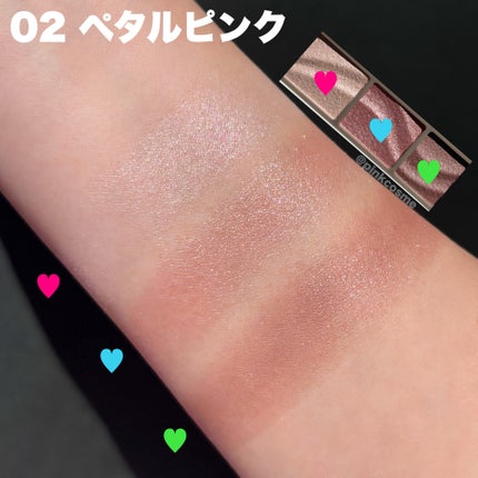 ライティングアップアイシャドウ/CEZANNE/アイシャドウを使ったクチコミ(3枚目)