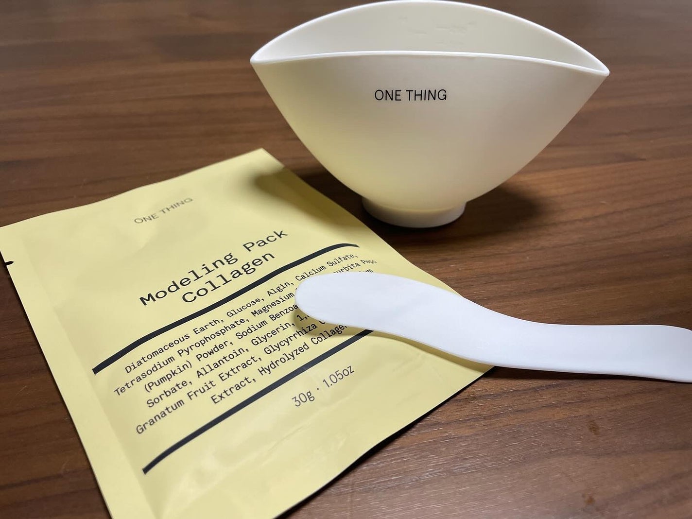 モデリングパック コラーゲン/ONE THING/シートマスク・パックを使ったクチコミ(1枚目)