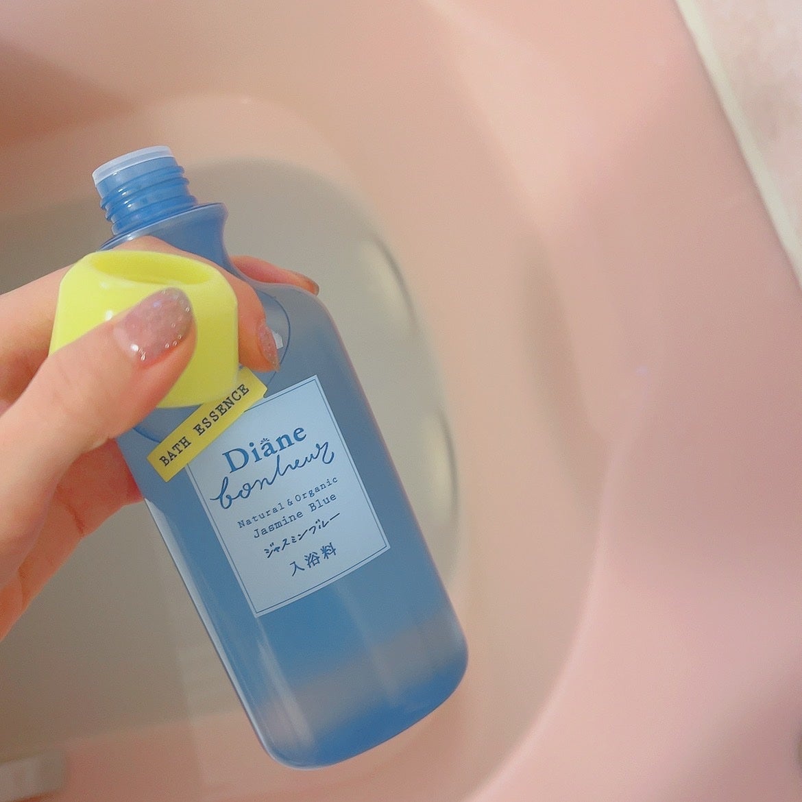 ボヌール バスエッセンス ジャスミンブルーの香り/ダイアン/保湿系入浴剤を使ったクチコミ(2枚目)