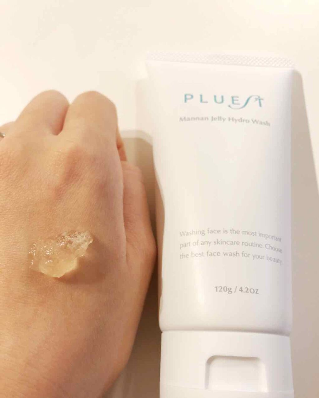 マンナンジェリーハイドロウォッシュ/PLUEST/洗顔料を使ったクチコミ（3枚目）