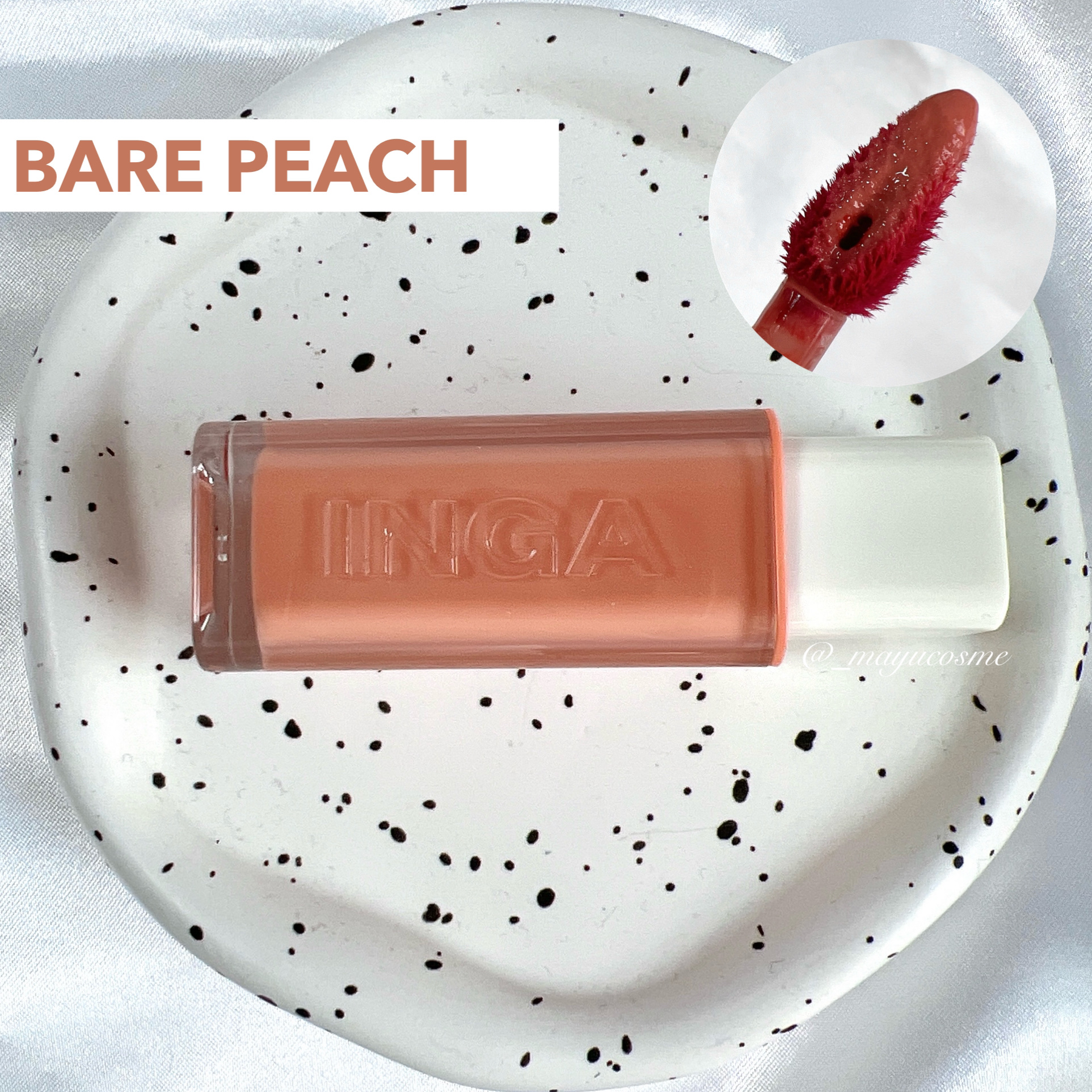 ウォーターグローリップティント/INGA/リップティントを使ったクチコミ（2枚目）