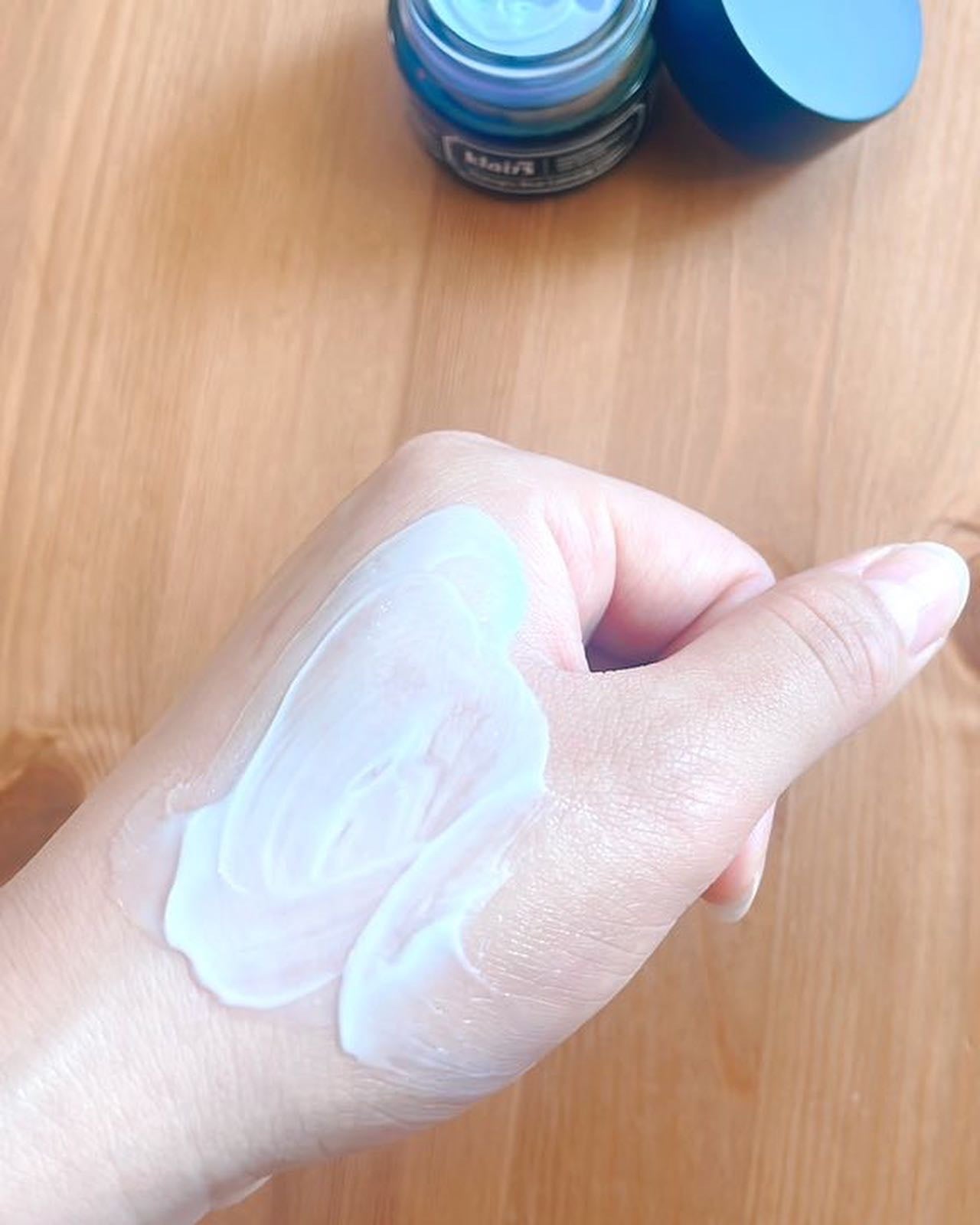 ミッドナイトブルーカーミングクリーム/Klairs/フェイスクリームを使ったクチコミ(3枚目)